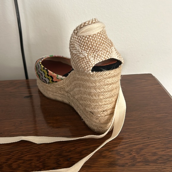 Castañer x Missoni Carina Wedge Espadrilles Sz 39 - Picture 7 of 7